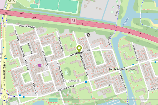 Ambulance-melding op Pinksterbloemweg, Zaandam op 26 april, kaart-overzicht