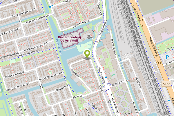 Ambulance-melding op Kapelhof, Zaandam op 26 april, kaart-overzicht