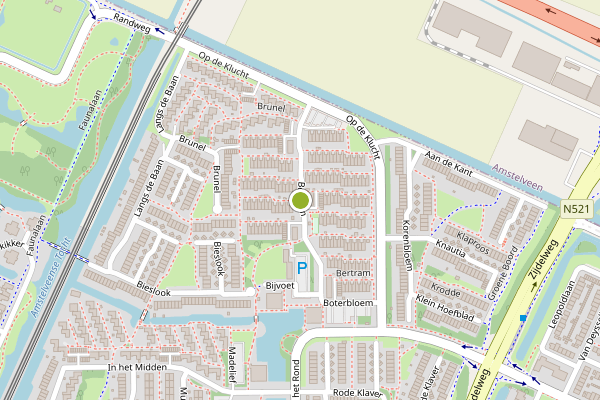Ambulance-melding op Bertram, Uithoorn op 19 mei, kaart-overzicht