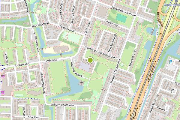 Ambulance-melding op Ds. O.G. Heldringstraat, Amstelveen op 19 mei, kaart-overzicht