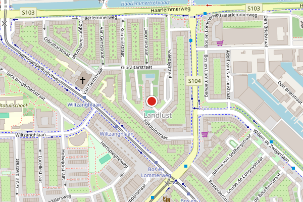 Brandweer-melding op Solebaystraat, Amsterdam op 19 mei, kaart-overzicht