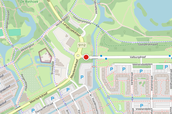 Brandweer-melding op Valburgdreef, Amsterdam op 19 mei, kaart-overzicht
