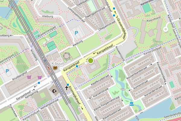 Ambulance-melding op Kraaiennest, Amsterdam op 3 augustus, kaart-overzicht