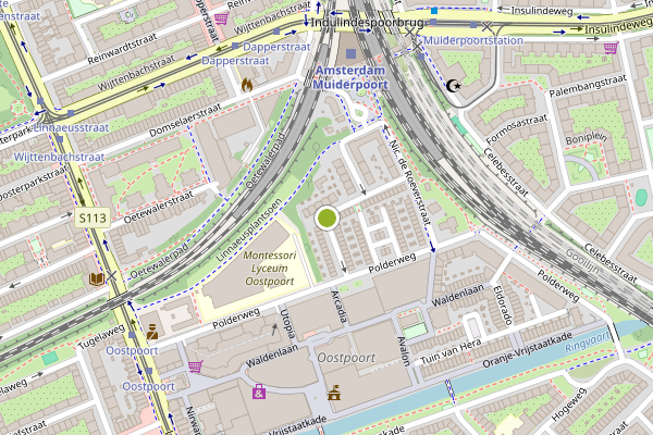 Ambulance-melding op Van der Vijverstraat, Amsterdam op 19 mei, kaart-overzicht