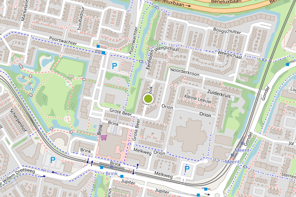 Ambulance-melding op Steenbok, Amstelveen op 20 mei, kaart-overzicht