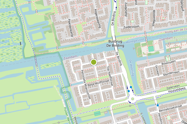 Ambulance-melding op Nienke van Hichtumstraat, Zaandam op 20 mei, kaart-overzicht