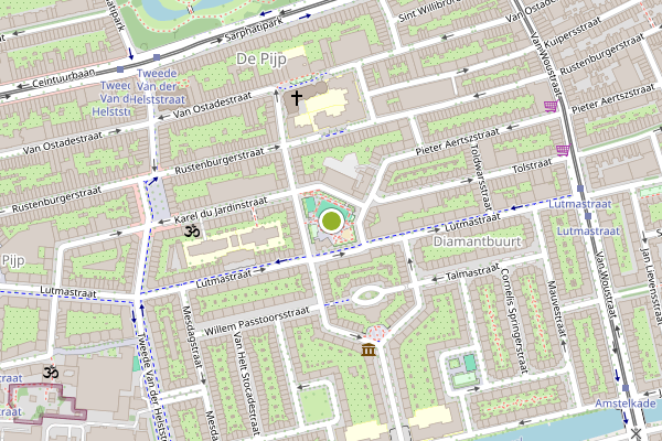 Ambulance-melding op Henrick de Keijserplein, Amsterdam op 20 mei, kaart-overzicht