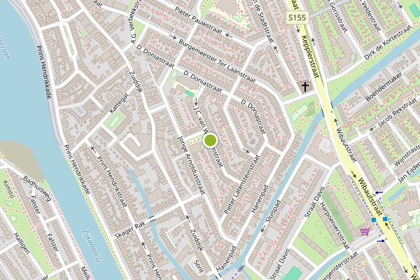 Ambulance-melding op J.C. van Wessemstraat, Zaandam op 20 mei, kaart-overzicht