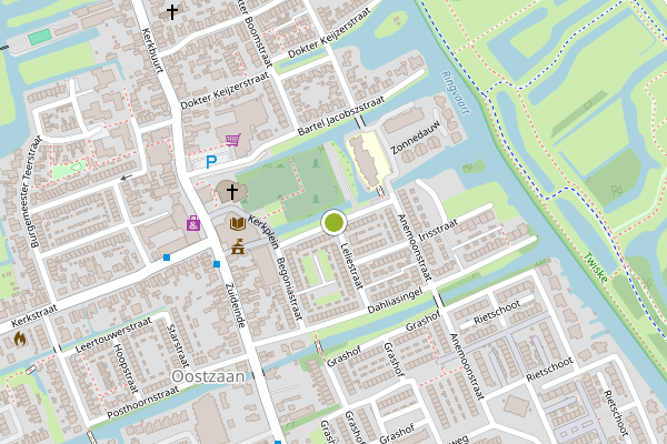 Ambulance-melding op Dominee Nanne Zwiepsingel, Oostzaan op 5 augustus, kaart-overzicht