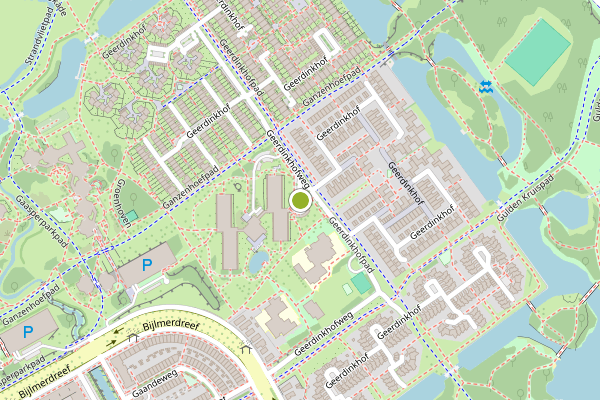 Ambulance-melding op Garstkamp, Amsterdam op 5 augustus, kaart-overzicht