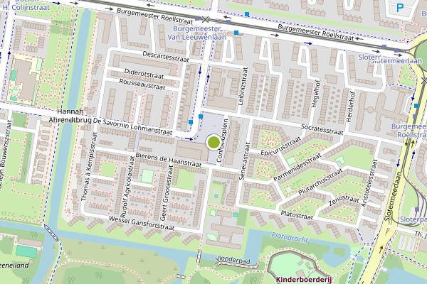 Ambulance-melding op Confuciusplein, Amsterdam op 5 augustus, kaart-overzicht