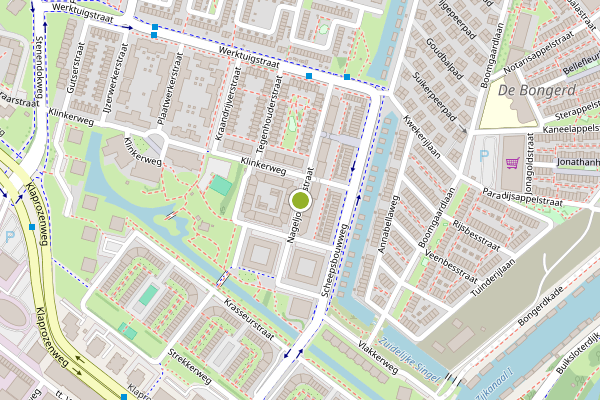 Ambulance-melding op Nageljongenstraat, Amsterdam op 5 augustus, kaart-overzicht