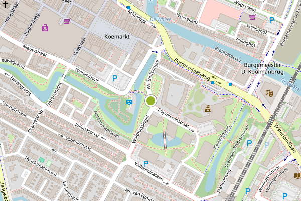 Ambulance-melding op Wolthuissingel, Purmerend op 5 augustus, kaart-overzicht