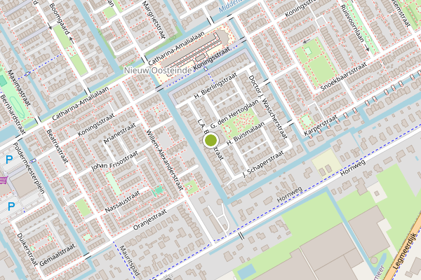 Ambulance-melding op L.A. Braakstraat, Aalsmeer op 5 augustus, kaart-overzicht