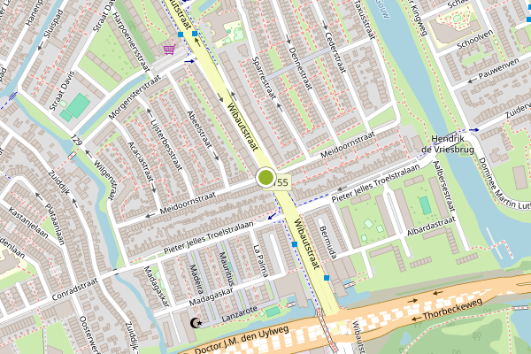 Ambulance-melding op Meidoornstraat, Zaandam op 5 augustus, kaart-overzicht