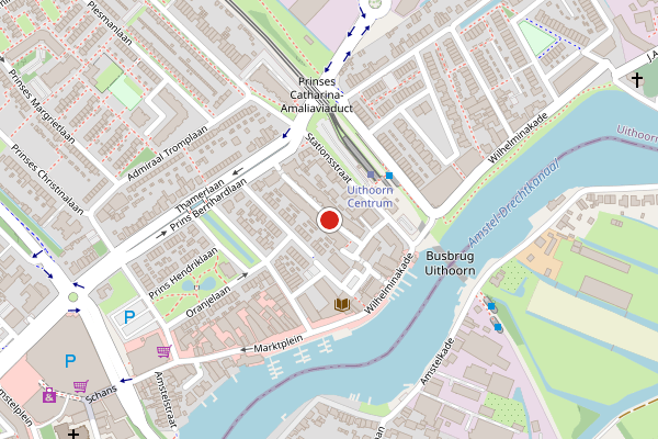 Brandweer-melding op Willem-Alexanderpoort, Uithoorn op 6 augustus, kaart-overzicht
