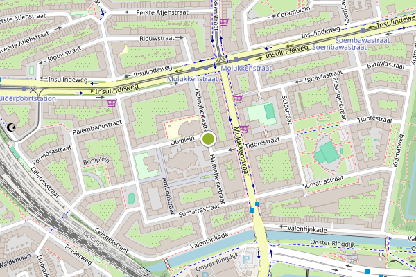 Ambulance-melding op Halmaheirastraat, Amsterdam op 6 augustus, kaart-overzicht
