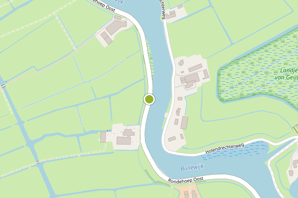 Ambulance-melding op Rondehoep Oost, Ouderkerk aan de Amstel op 20 mei, kaart-overzicht