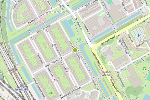 Ambulance-melding op Bernard Shawsingel, Amsterdam op 6 augustus, kaart-overzicht