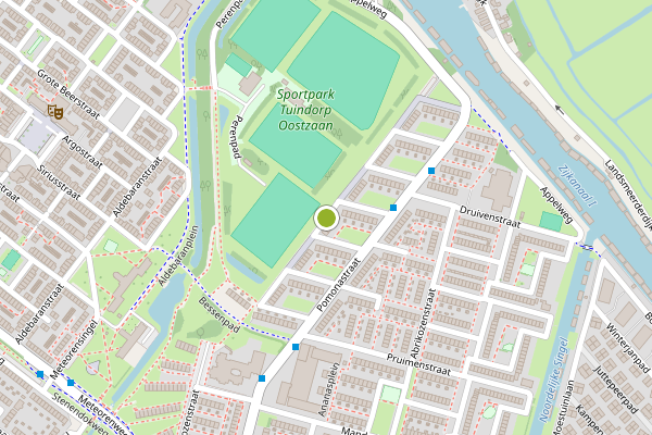 Ambulance-melding op Kersenstraat, Amsterdam op 6 augustus, kaart-overzicht
