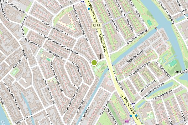 Ambulance-melding op Burgemeester Ter Laanplantsoen, Zaandam op 6 augustus, kaart-overzicht