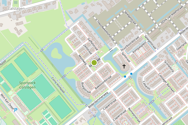 Ambulance-melding op Giekstraat, Kudelstaart op 6 augustus, kaart-overzicht