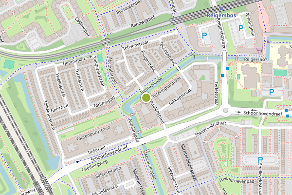 Ambulance-melding op Teteringenstraat, Amsterdam op 6 augustus, kaart-overzicht