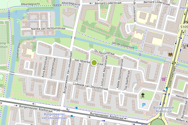 Ambulance-melding op Van Moerkerkenstraat, Amsterdam op 6 augustus, kaart-overzicht
