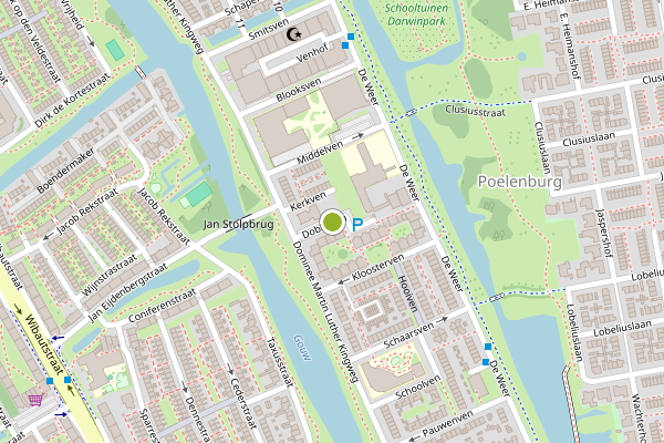 Ambulance-melding op Dobbeven, Zaandam op 6 augustus, kaart-overzicht