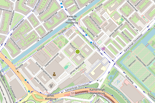 Ambulance-melding op Maria Telkesstraat, Amsterdam op 6 augustus, kaart-overzicht