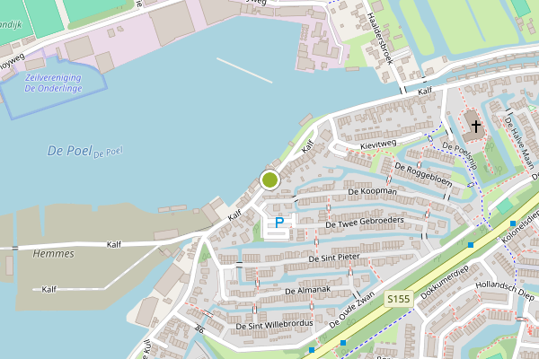 Ambulance-melding op Kalf, Zaandam op 7 augustus, kaart-overzicht