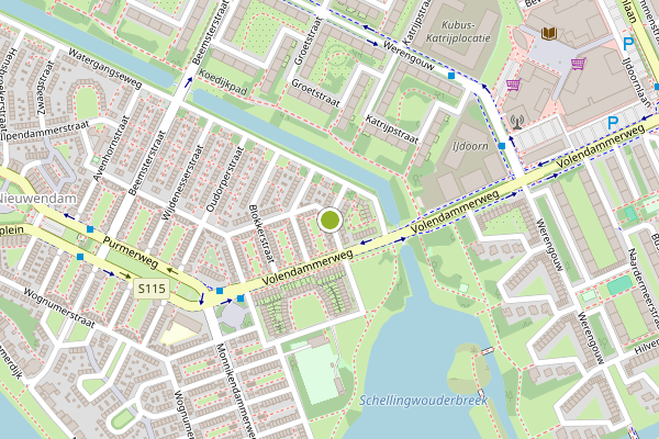 Ambulance-melding op Westwouderstraat, Amsterdam op 7 augustus, kaart-overzicht