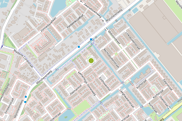 Ambulance-melding op Lorentzhof, Kudelstaart op 20 mei, kaart-overzicht