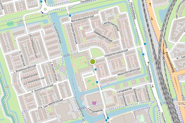 Ambulance-melding op Elsbroekplantsoen, Zaandam op 22 mei, kaart-overzicht