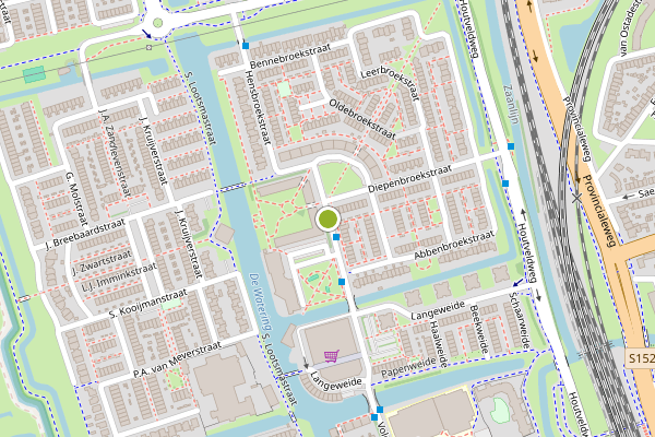 Ambulance-melding op Elsbroekplantsoen, Zaandam op 7 augustus, kaart-overzicht