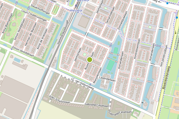 Ambulance-melding op Rozemarijnlaan, Amstelveen op 7 augustus, kaart-overzicht