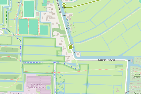 Ambulance-melding op Kostverlorenweg, Amstelveen op 7 augustus, kaart-overzicht