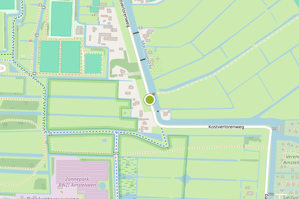Ambulance-melding op Kostverlorenweg, Amstelveen op 7 augustus, kaart-overzicht