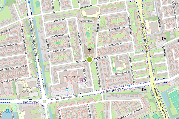Ambulance-melding op Van Goor Hinloopenstraat, Purmerend op 7 augustus, kaart-overzicht