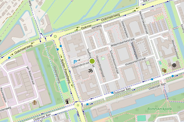 Ambulance-melding op Saaftingestraat, Amsterdam op 7 augustus, kaart-overzicht