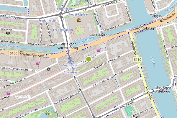 Ambulance-melding op Hemonylaan, Amsterdam op 7 augustus, kaart-overzicht