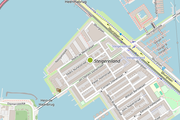 Ambulance-melding op Martin Cortesstraat, Amsterdam op 7 augustus, kaart-overzicht