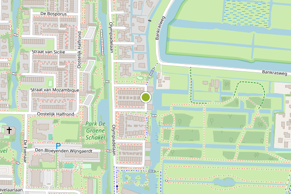 Ambulance-melding op Fanny Blankers-Koenlaan, Amstelveen op 23 mei, kaart-overzicht