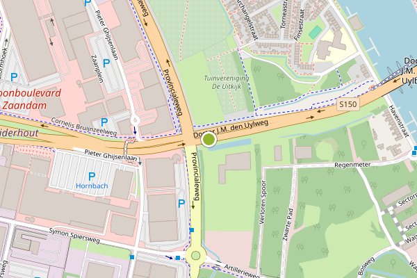 Ambulance-melding op Dr. J.M. den Uylweg, Zaandam op 24 mei, kaart-overzicht