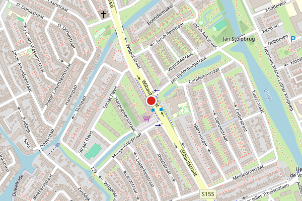 Ambulance + Brandweer + Politie samen ter plaatse op Wibautstraat, Zaandam op 23 mei, kaart-overzicht nieuws-bericht