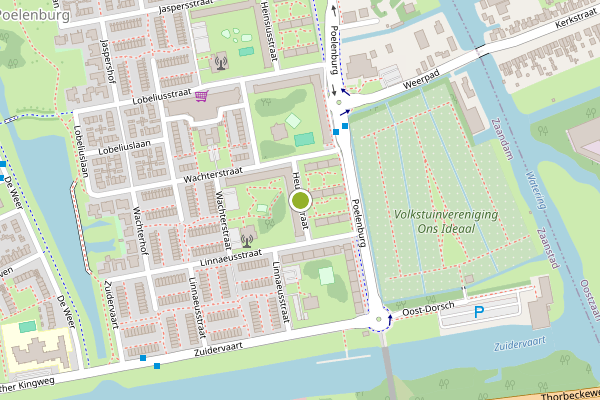 Ambulance-melding op Heukelsstraat, Zaandam op 23 mei, kaart-overzicht