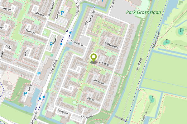 Ambulance-melding op Kringloop, Amstelveen op 26 april, kaart-overzicht