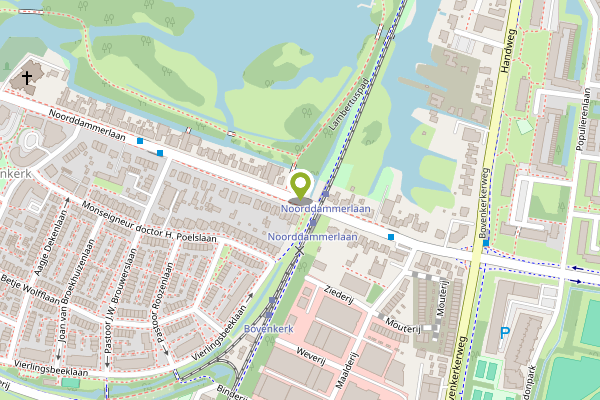 Ambulance-melding op Noorddammerlaan, Amstelveen op 26 april, kaart-overzicht