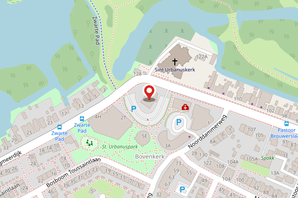 Brandweer-melding op Noorddammerlaan, Amstelveen op 26 april, kaart-overzicht