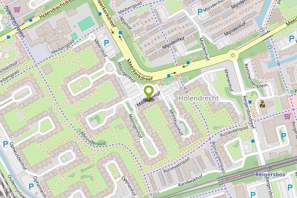 Ambulance-melding op Millingenhof, Amsterdam op 26 april, kaart-overzicht